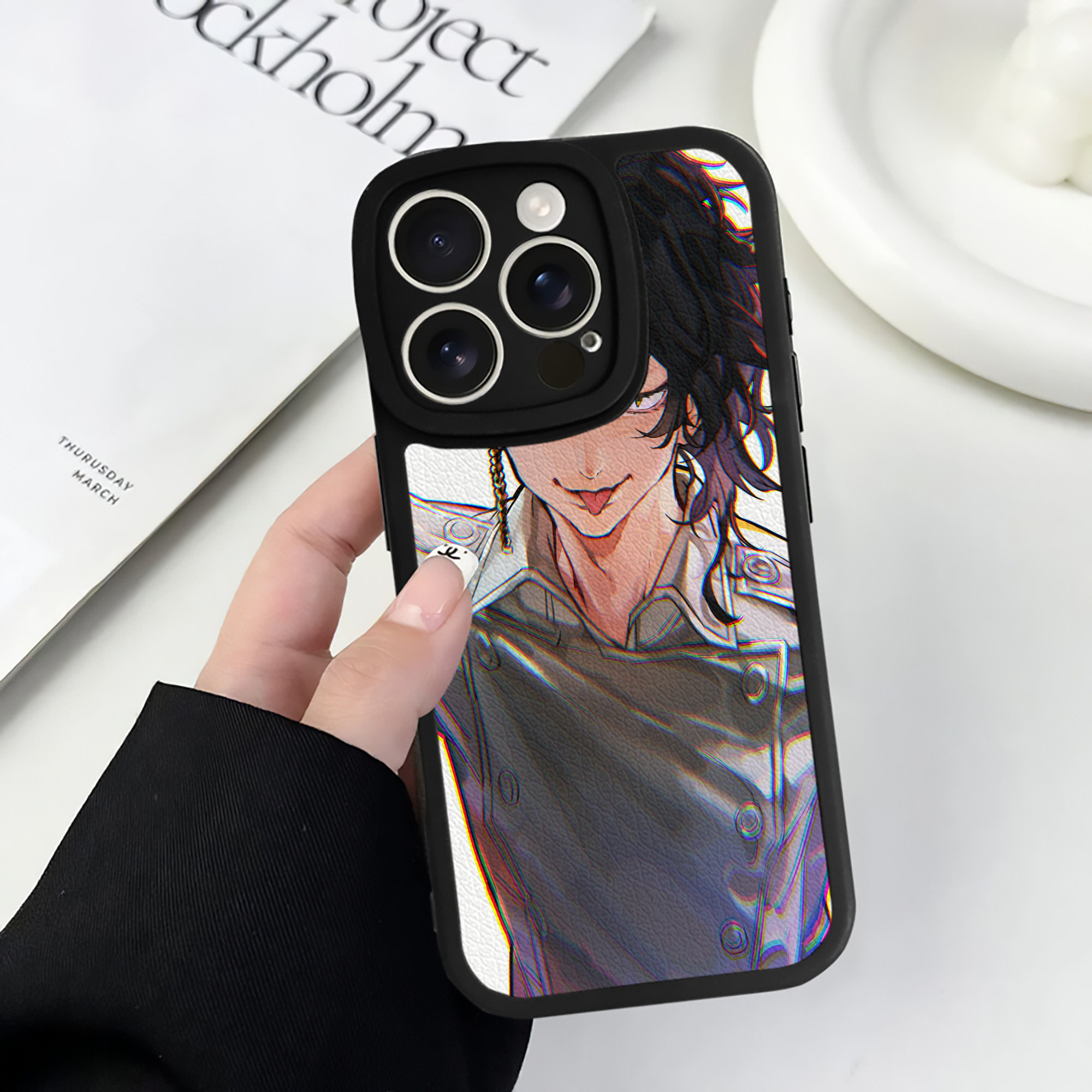（画像用） 東京リベンジャーズ Tokyo Revengers 【iPhone 16シリーズ対応】シリコンスマホケース（レザー調） 材質：シリコン